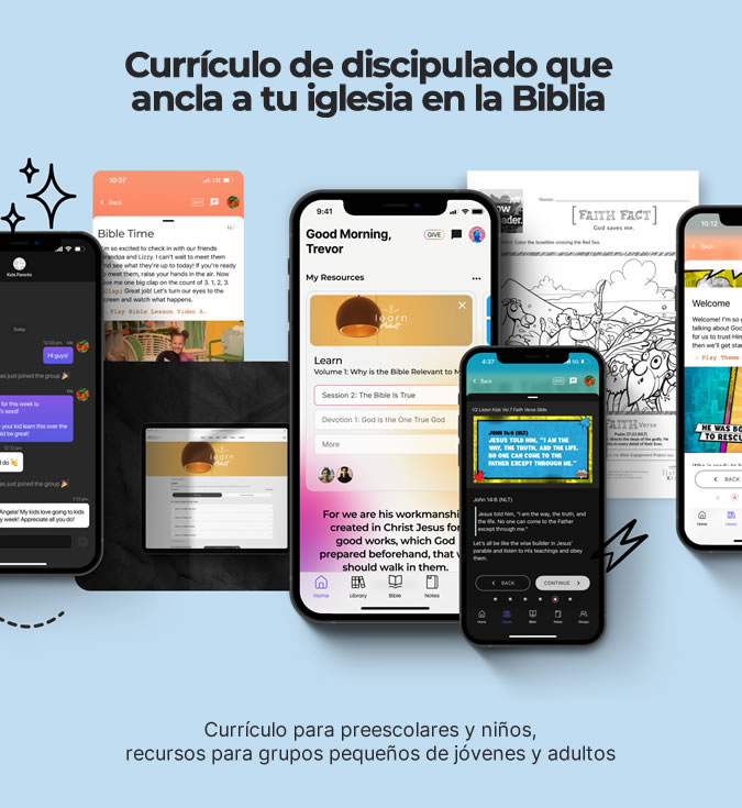 Currículo de discipulado que ancla a tu iglesia en la Biblia